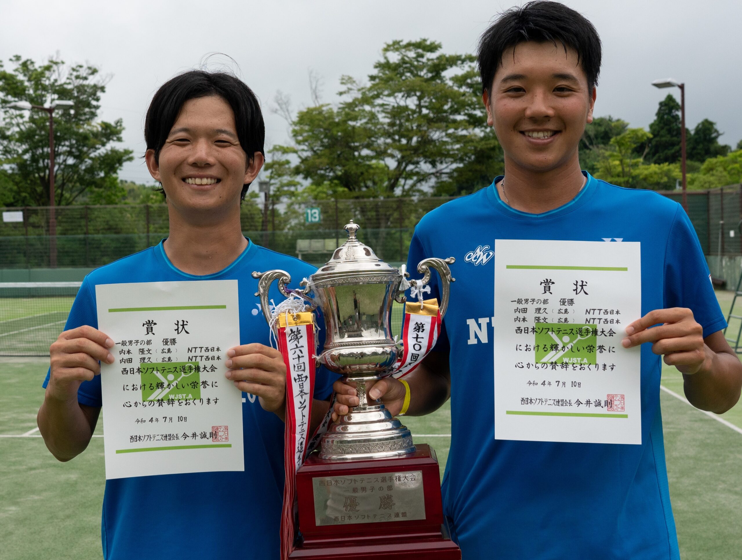 一般男子 優勝 内本 隆文・内田 理久(広島 NTT西日本)